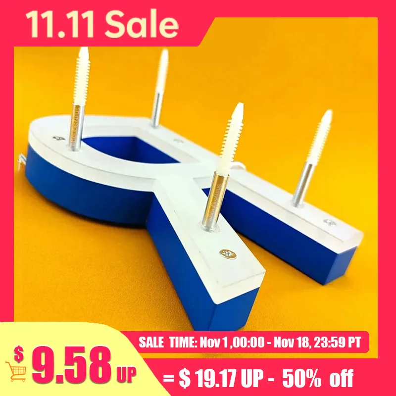 New Aluminum Back Illuminated Character Installation Leg Screw Advertising Character Bracket High Foot Acrylic Embedded Nut