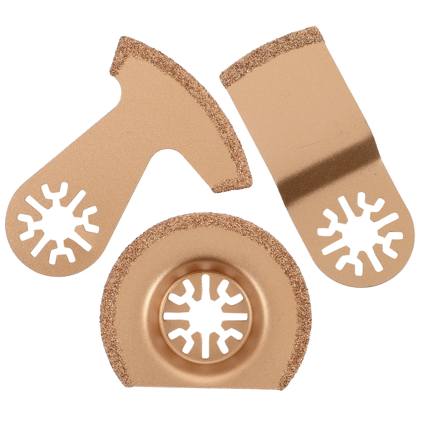 3 pçs lâmina de serra fechada lâminas de carboneto ferramenta oscilante corte de precisão telha cerâmica rejunte remoção metal balanço máquina