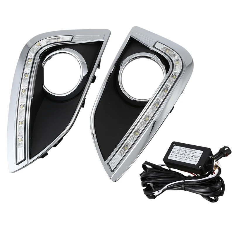 

LED DRL Daytime Running Light Fog Lamp 12V Car Running Lights for Hyundai IX35 Ix 35 2010-2013