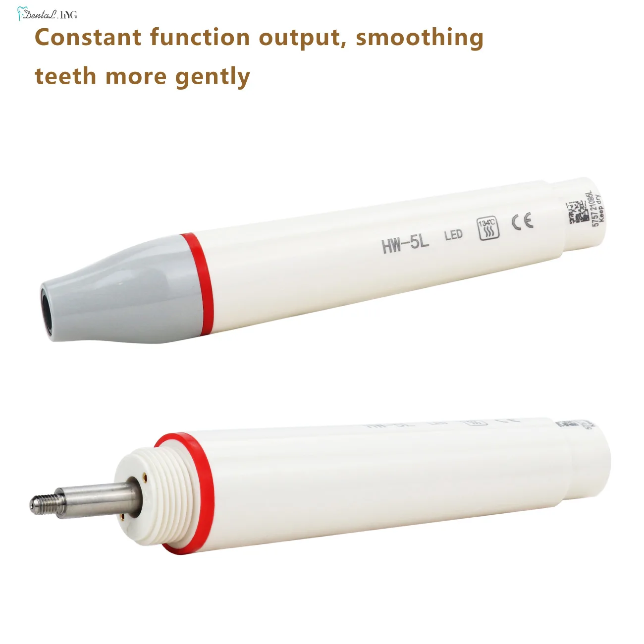 Dental Ultrasonic Piezo Scaler Handpiece HW-3H LED Fit for SATELEC DTE WOODPECKER EMS VRN Dental Ultrasonic Scalers Get 1pc Tips