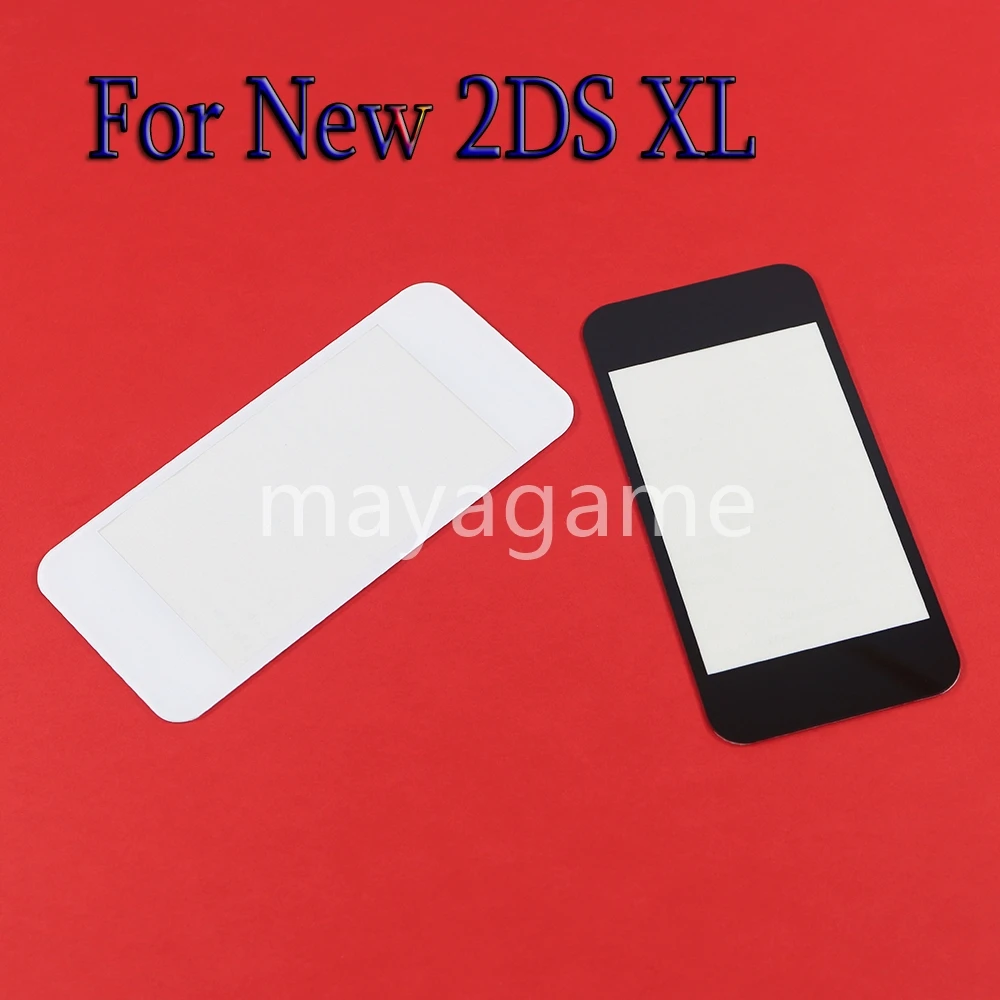 1PC Plastic Glass Front LCD Lens Cover For Nintend New 2DS XL LL Top Screen Protector Screen Lens for new 2DSXL LL