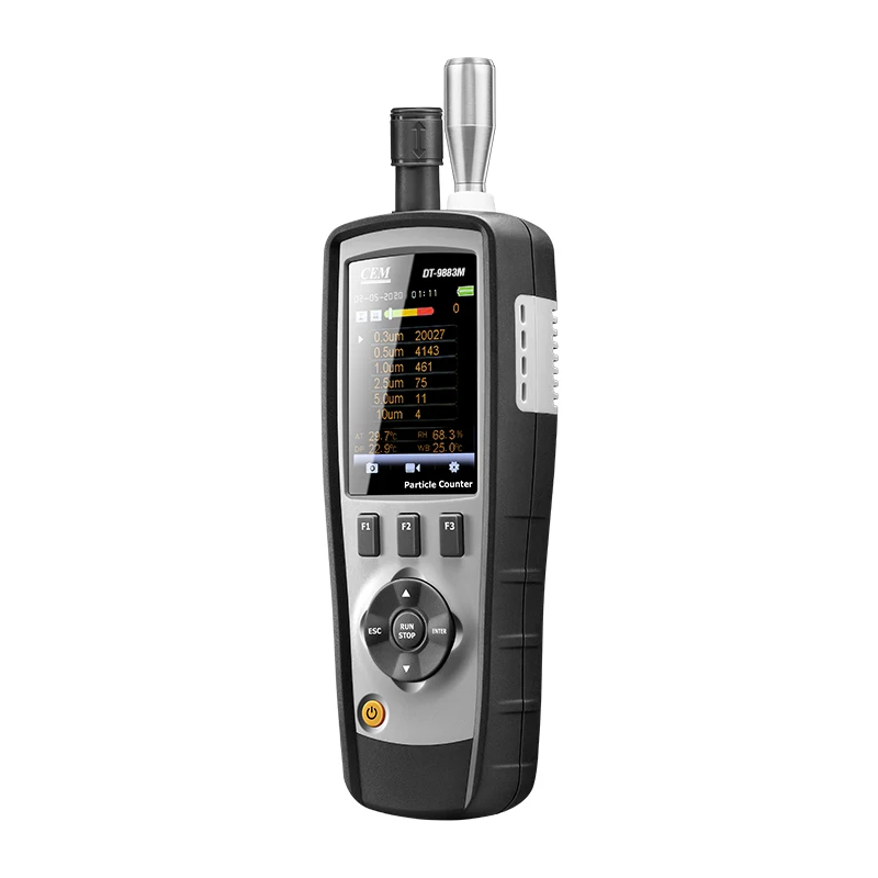 High Accuracy Compact 4 in 1 Particle Counter for Laboratory Use With Reliable Results Can Store 5000 Records
