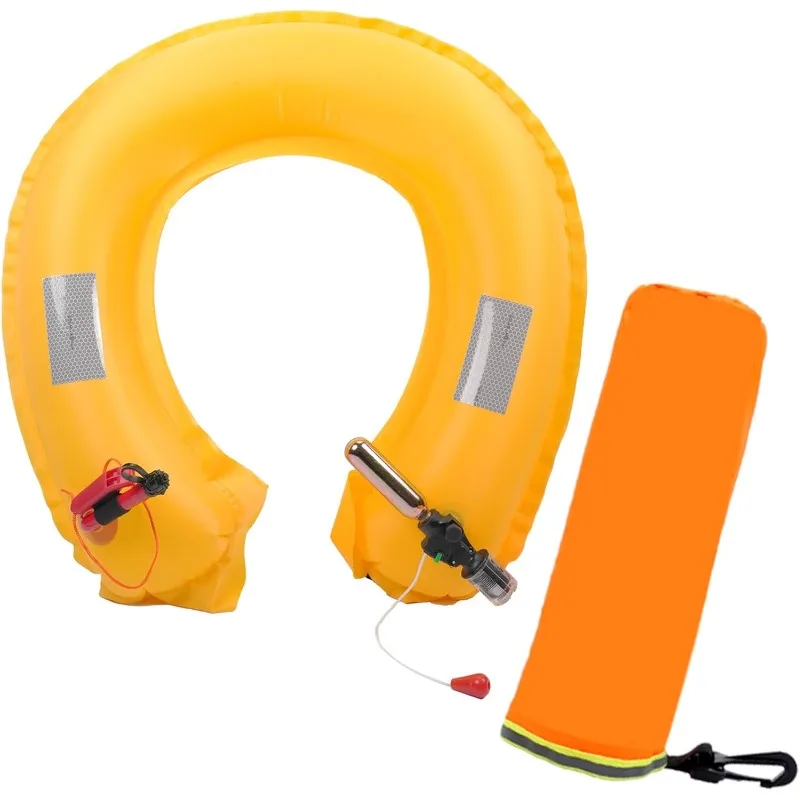 

Falling Water Protection Lifebuoy Automatic Inflatable Portable Self-Rescue Lifebuoy Water-Sports Must-Have