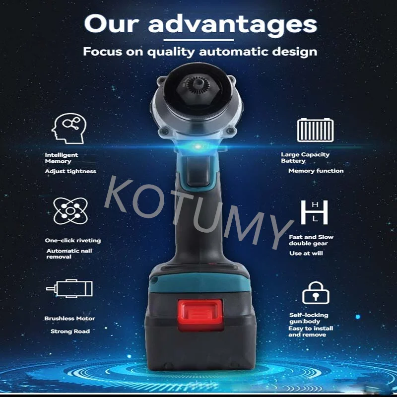Pistola de porca de rebite de alta qualidade adequada para porcas de alumínio e ferro e porcas de aço inoxidável