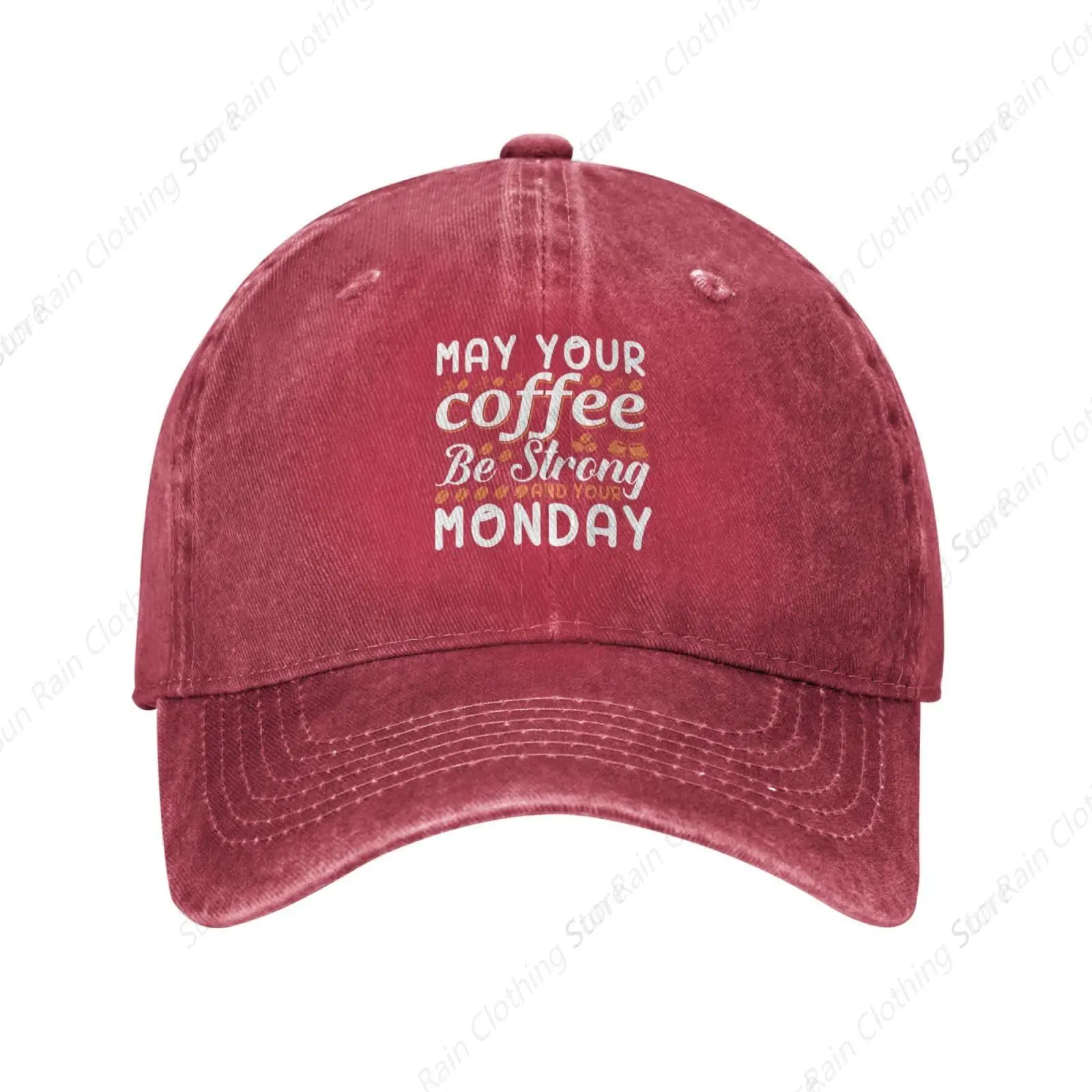 May Your Coffee Be Strong and Your Monday Baseball Cap Women Men Caps Vintage Trucker Sun Hat Dad Cowboy Hats