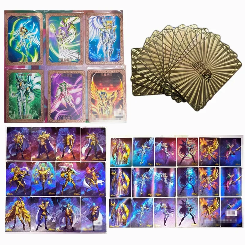 

Saint Seiya Twelve Constellations Twelve Golden Kobe Athena Five Little Strong Rare Collection Card Children's Toy Birthday Gift