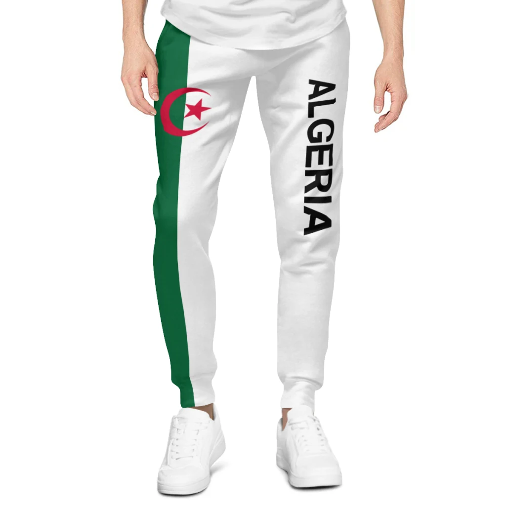 Algeria Flag Heren Joggingbroek Met Zakken Joggingbroek Voor Heren Sport Casual Joggingbroek Met Trekkoord