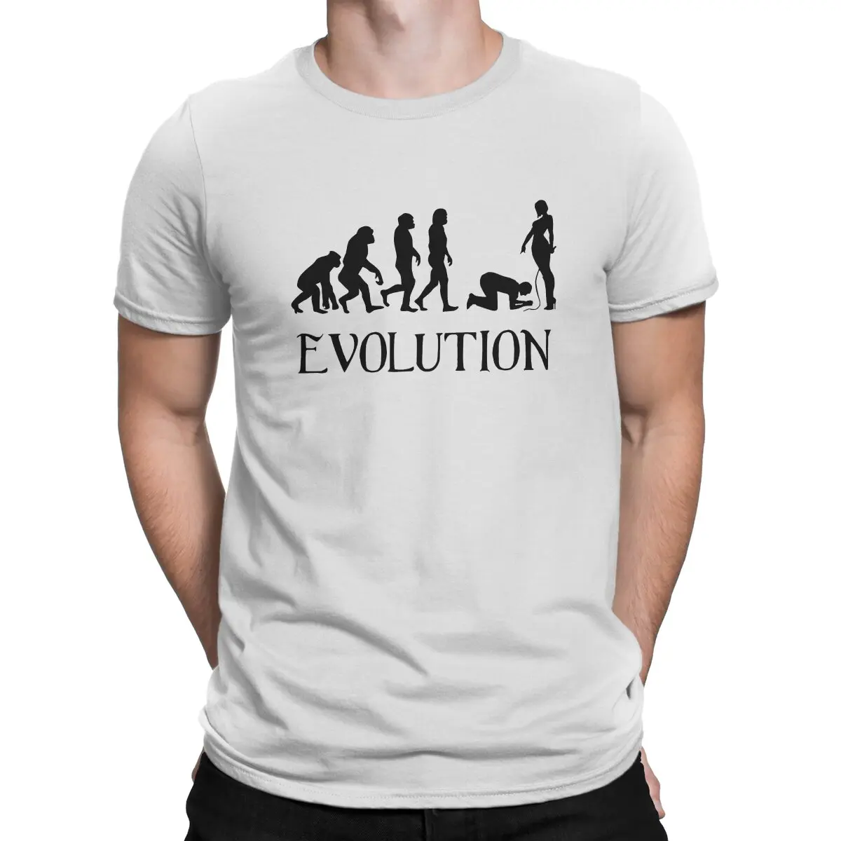 Femdom Evolution Fitted Scoop Unique Polyester TShirt BDSM Top Quality Creative Gift Clothes  T Shirt Stuff