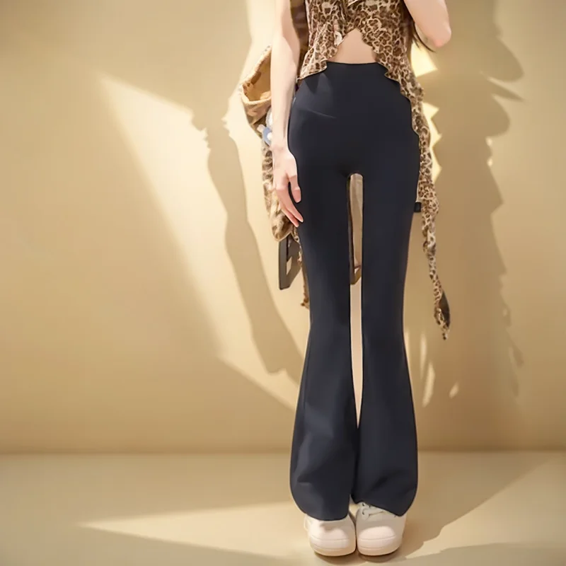 Winter-Leggings für Damen, Größe, eng anliegend, zusammenziehend, grafisch, gerafft, färbende Leggings, hohe Taille, Homewear, Loungewear, Basics, Ol