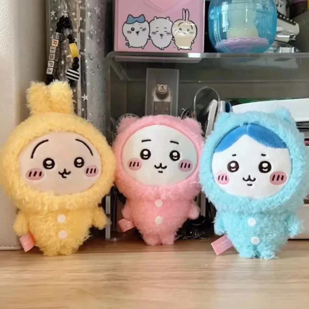 Kawaii Chiikawa Serie Plüsch-Schlüsselanhänger Niedliches Feiertagsgeschenk Premium Baumwolle Weiches Plüsch-Spielzeug Material Bester Niedlicher Rucksack-Souvenir – Detail 3