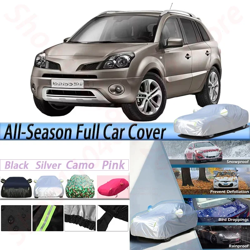 

FullWaterproof Car Covers For Renault Koleos 2006-2025 Anti-UV Sun Shade Rain Snow Dust Protection SUV Cover Windproof