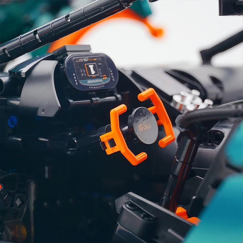 

Высококачественный технический MOC GULY 10647, супер спортивный автомобиль, набор строительных блоков, модель гиперкара, кирпич, игрушки «сделай сам», рождественские подарки для детей