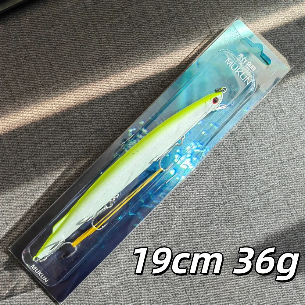 1PCS Isca Artificial Slim Tide Minnow 19cm/36g para Pesca, Crankbaits, Wobblers e Iscas de Natação para Pesca Marítima