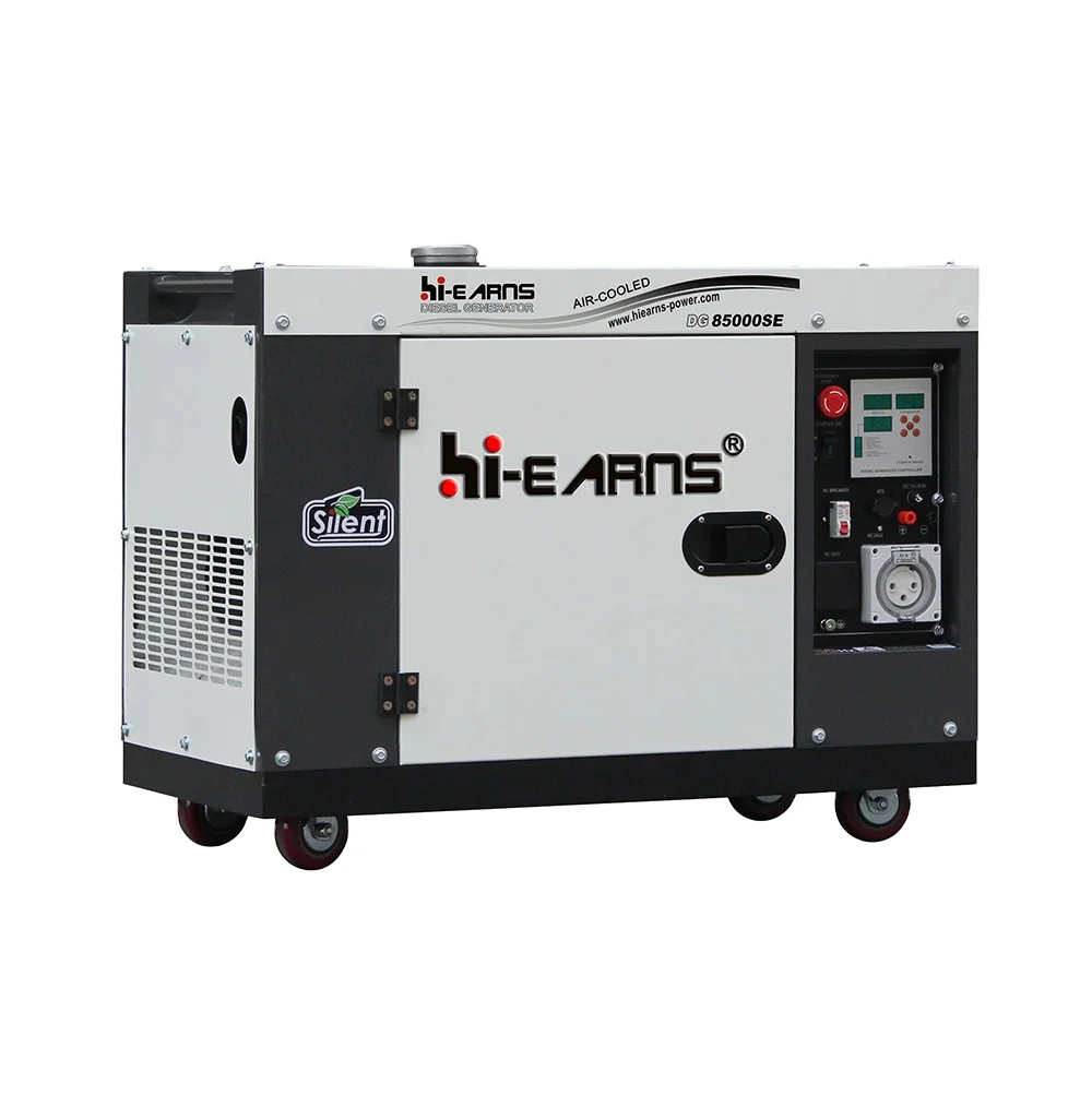 

hi earns motor die·sel DG8500SE Hi-earns 7kva generator home silent generator