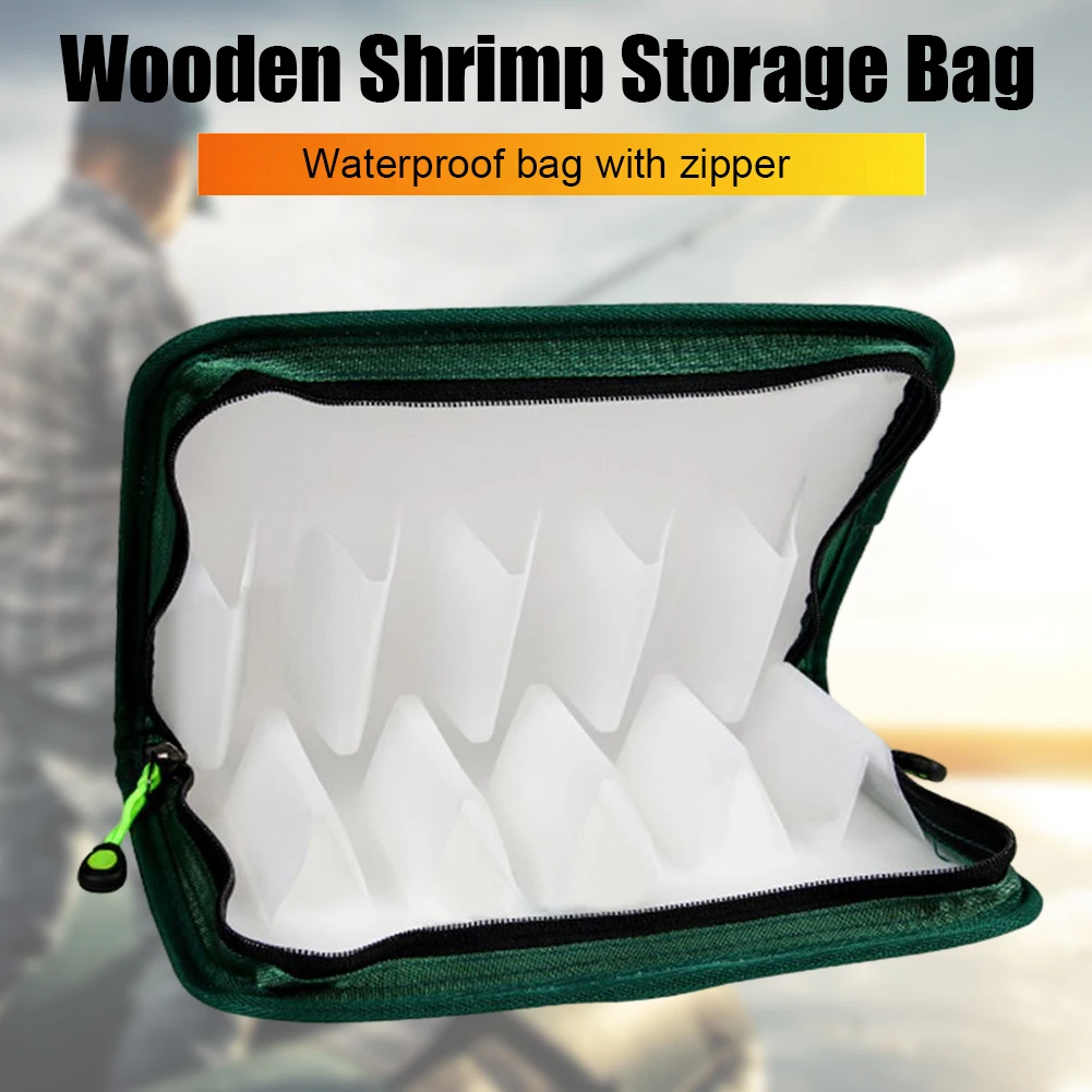 PVC 낚시 액세서리 루어 가방 휴대용 오징어 지그 가방 방수 지퍼 낚시 애호가 용품