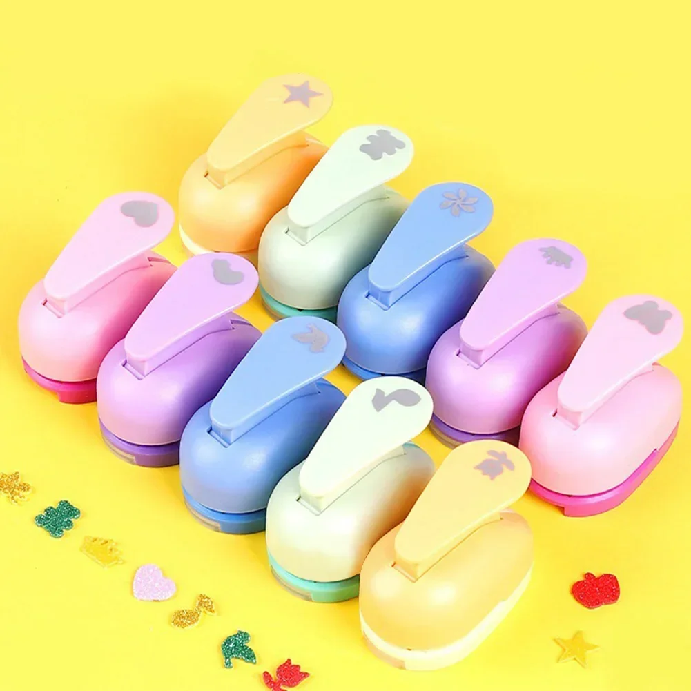 Flower Furador 15mm DIY Craft Hole Puncher Paper Cut Eva Foam Maker Scrapbooking Labor Saving for Kid Hole Punch Embossing