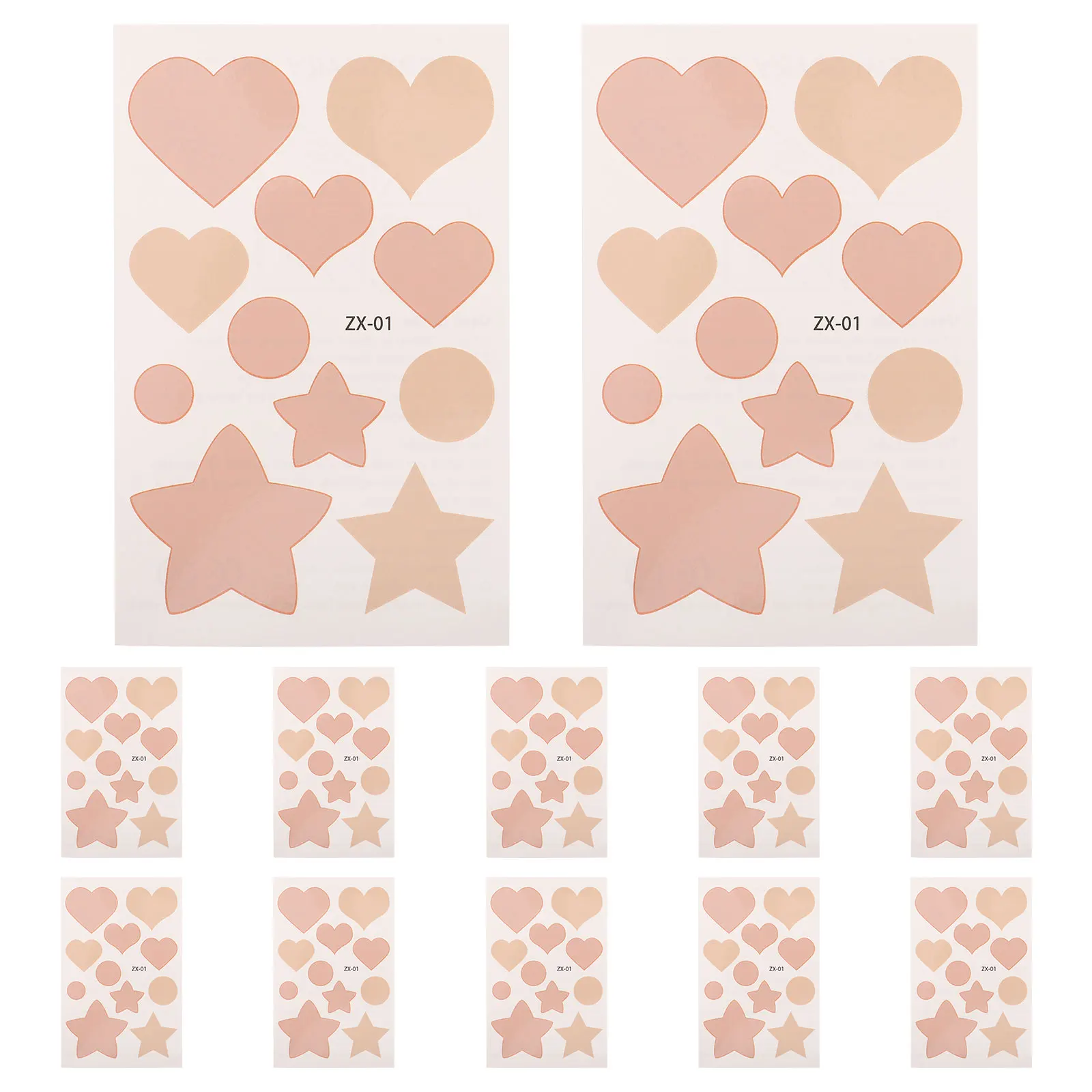 

12 Pcs Scar Cover Patch Skin Invisible Concealer Relief Patches Covering Supplies Tape for Wound Plaster