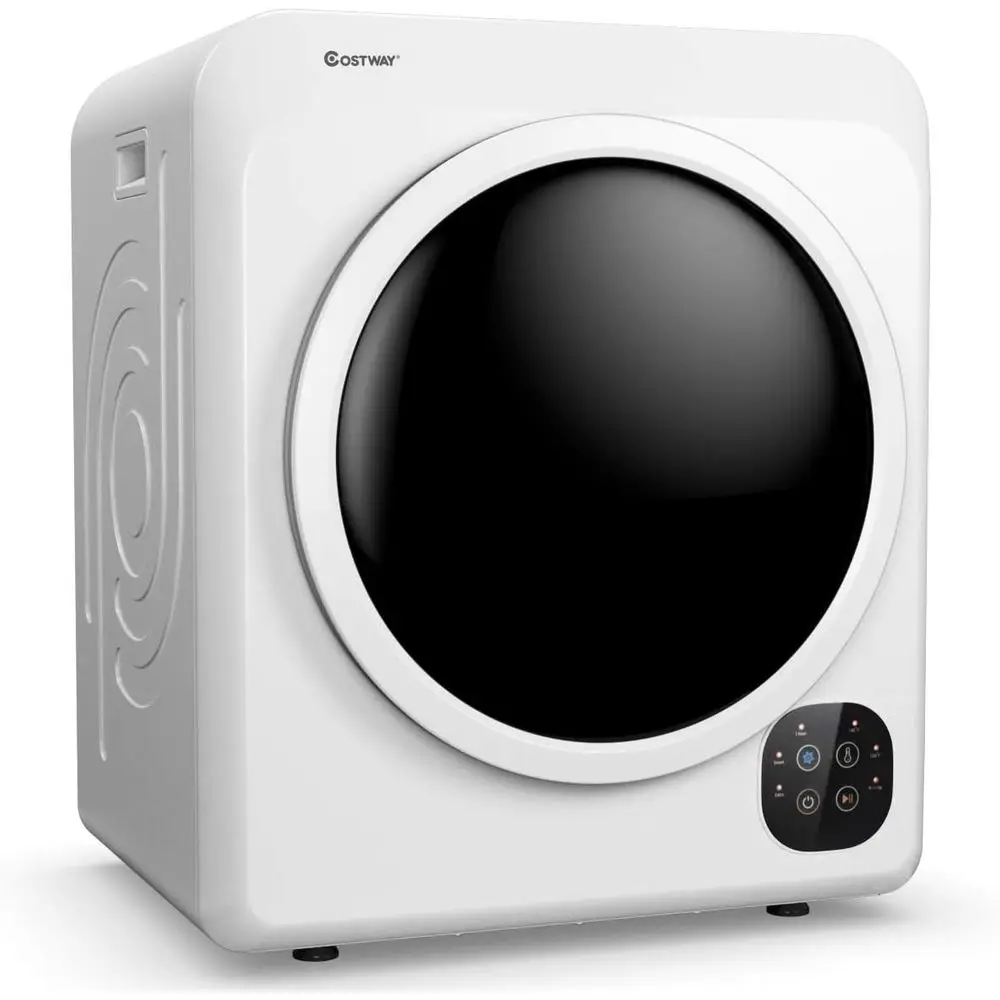

1700W Electric Portable Clothes Dryer, 13.2 lbs acity ront Load Compact Tumble Laundry Dryer with StainlSteel Tub, Easy Control