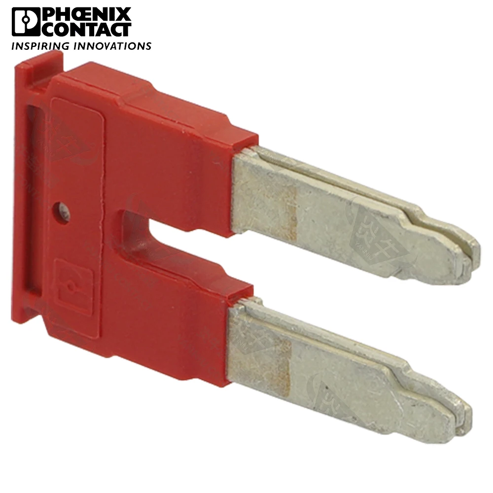 

10.2mm Phoenix Contact Connector DIN Rail Terminal Block 3 Pin FBS 2-10 3005947 Accessories Plug-in Bridge Short Circuit