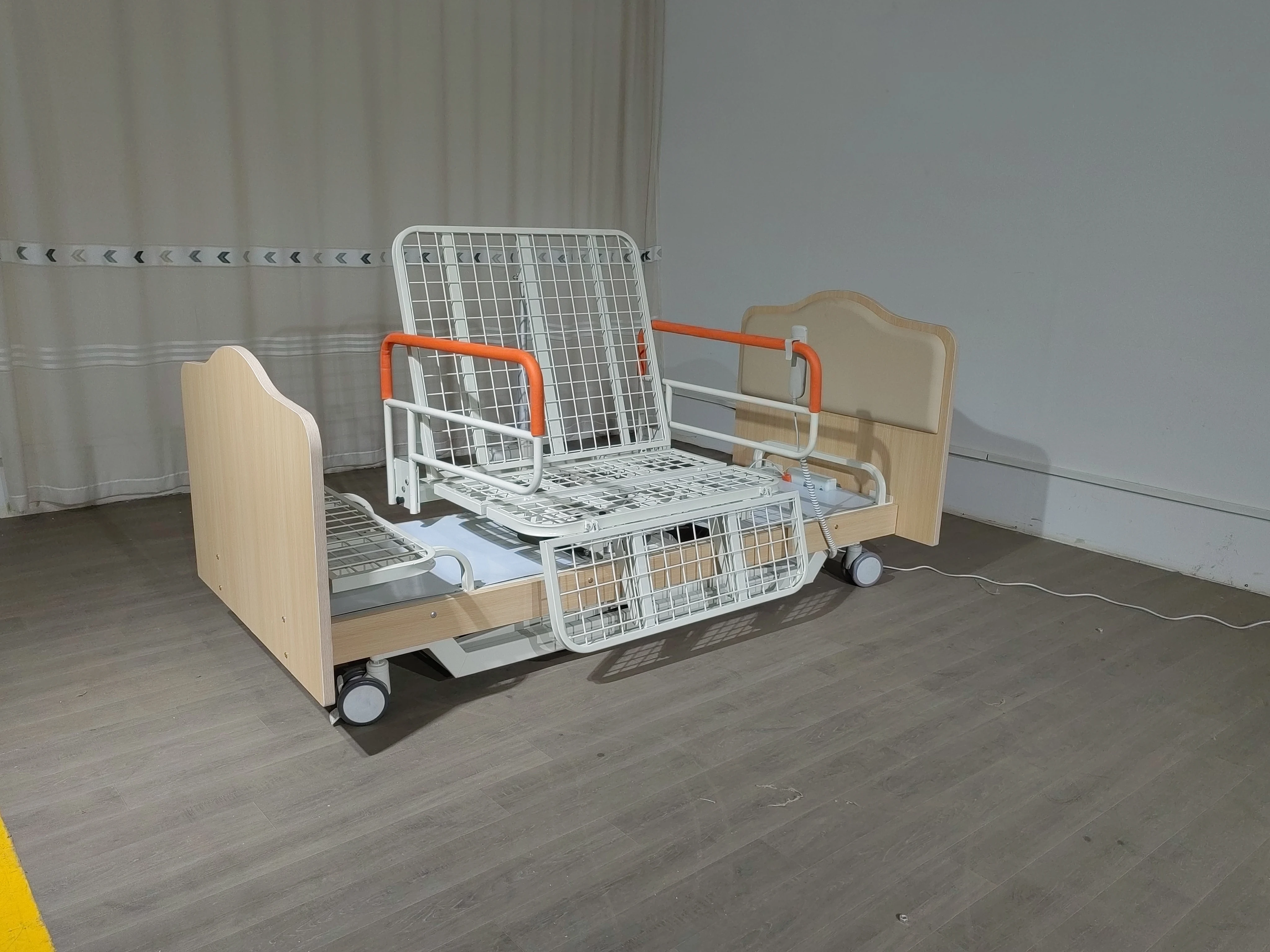 سرير دوار طبي كهربائي متعدد الوظائف لرعاية المسنين في المنزل والمستشفى يستخدم أثاث المستشفى #5