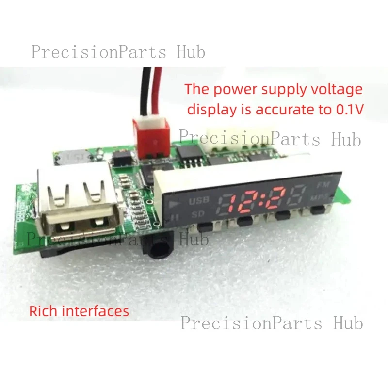 

Stroller Music , Baby Carriage Control Board Module 6-18V Input 2W Output With Direction Buttons