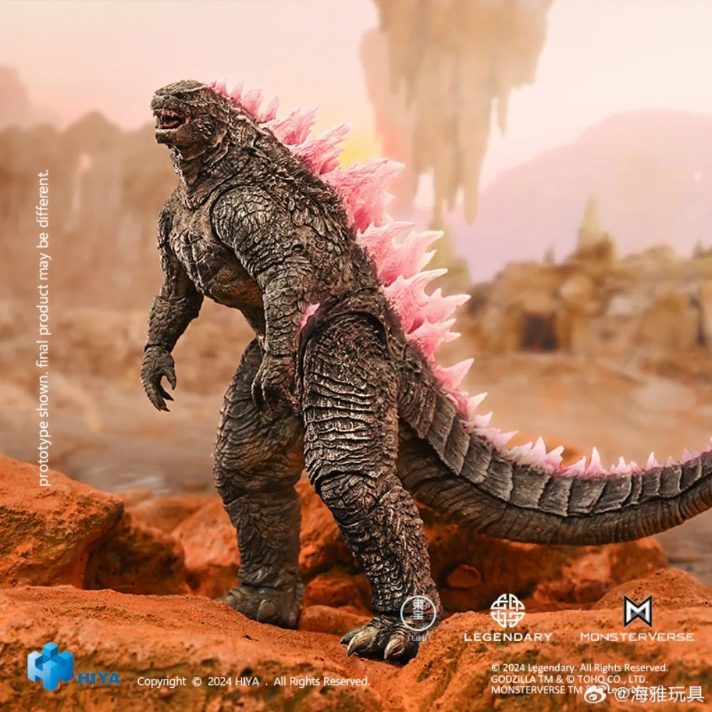 Hiya Toys Godzilla تطورت Ver عمل الشكل Godzilla مقابل كونغ الإمبراطورية الجديدة أنيمي الشكل 18 سنتيمتر تمثال جمع لعبة مجسمة دمية هدية