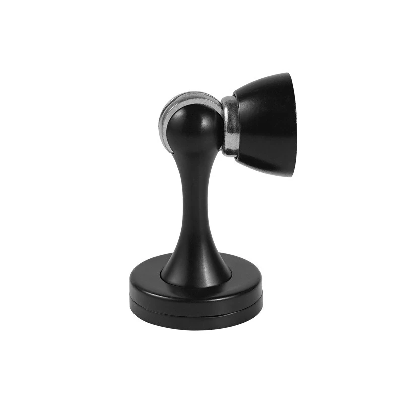 Zinc alloy door suction black gray bedroom wall suction floor suction door