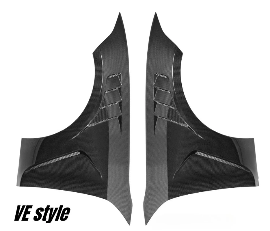 حاجز من ألياف الكربون MRD لسيارة BMW G20 G28 2019+ مصدات كربون مع فتحات V3 ونمط VE #5