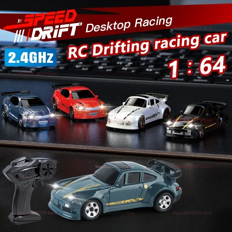 

New Mini Drift RC Car 2.4GHz 4WD 1:64 Scale Remote Control Car Racing Toys For Boys Kids Children Gifts Desktop Play Sports Car