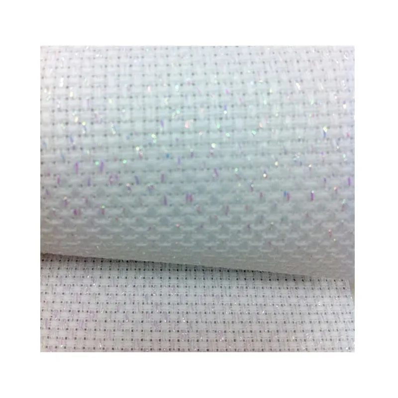 28CT /32CT 11CT/14CT Metallic Aida cloth cross stitch fabric canvas DIY handcraft supplies stitching embroidery  different size