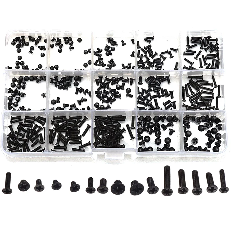 ABWZ-450Pcs M2 M2.5 M3 Kit de Parafusos para Laptop e Notebook para IBM HP Dell Lenovo Sony Toshiba Gateway Acer