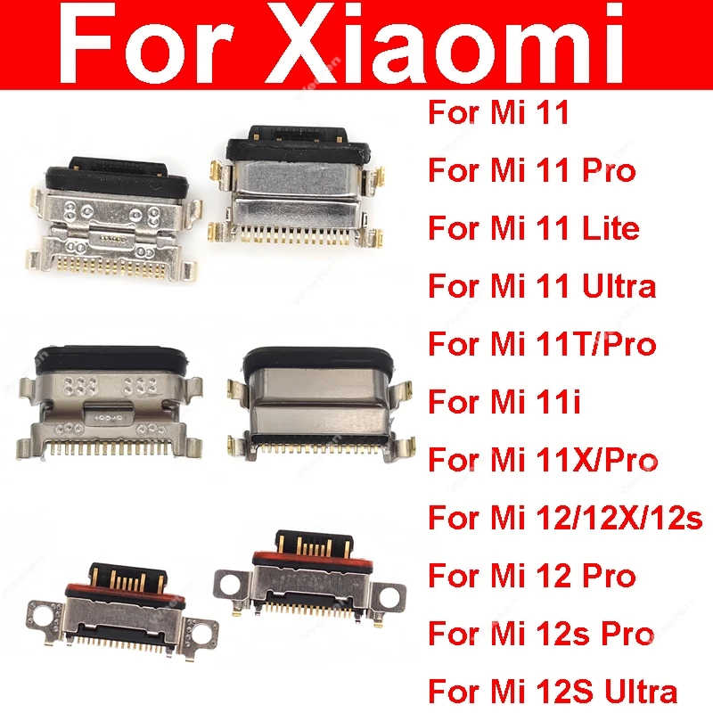 

Разъем для зарядного устройства USB для Xiaomi 11 11T 12 12X 12S Pro Lite Ultra Power Sync Date Разъем для зарядки Запасные части