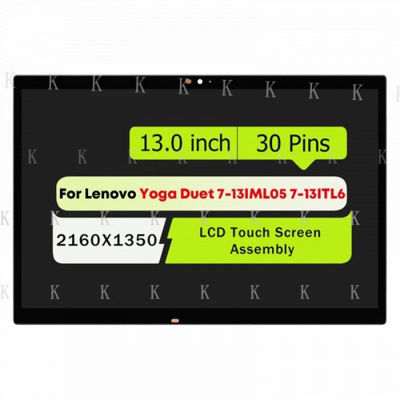 C    5D10S39703 For Lenovo Yoga Duet 7-13IML05 7-13ITL6 LCD Touch Screen Replacement