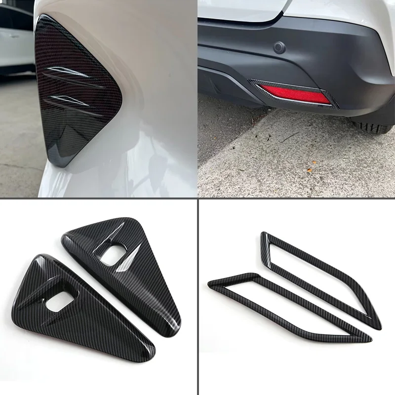

For Toyota Yaris Cross AC200 2024 Accessories Front Rear Fog Lamp Lights Trim Cover Decoration