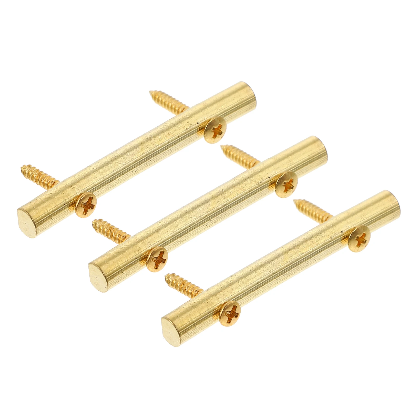 

3Sets Guitar Pressure Chord Rod Zinc Alloy Strong and Durable Electric Guitar String Retaining Rod Stable String Device