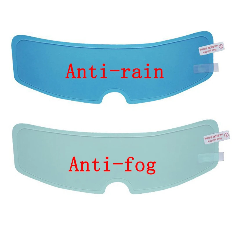 2pcs Motorcycle Helmet Rainproof Anti-fog Film Durable Nano For E-cigarette Motorcycle Helmets With Integrated Bluetooth