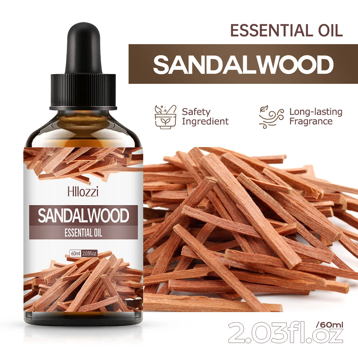 Sandalwood essential oil facial skin care oil moisturizing body care massage oil aromatherapy essential oil