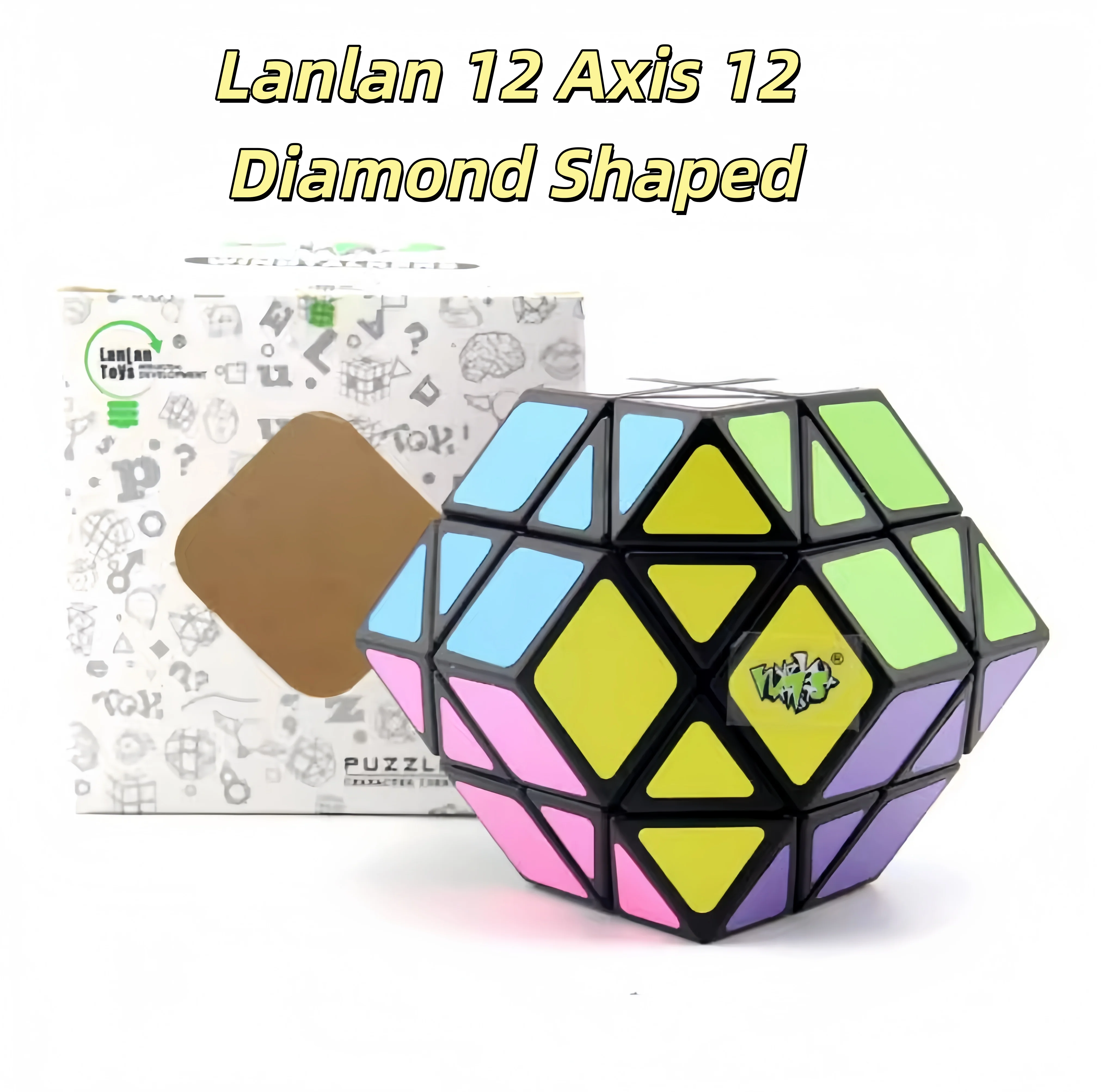 

Lanlan 12 Axis 12 Diamond Shaped Magic Cube Strange Shape Puzzle Toy Children Gift Cubo Magico Puzzle