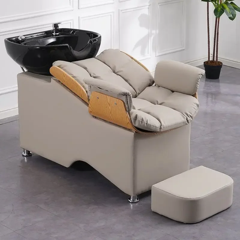 

Nordic Creativity Shampoo Chair Barbershop Hair Salon Beautify Comfort Massage Table Salon Furniture Silla De Peluquería FYSC