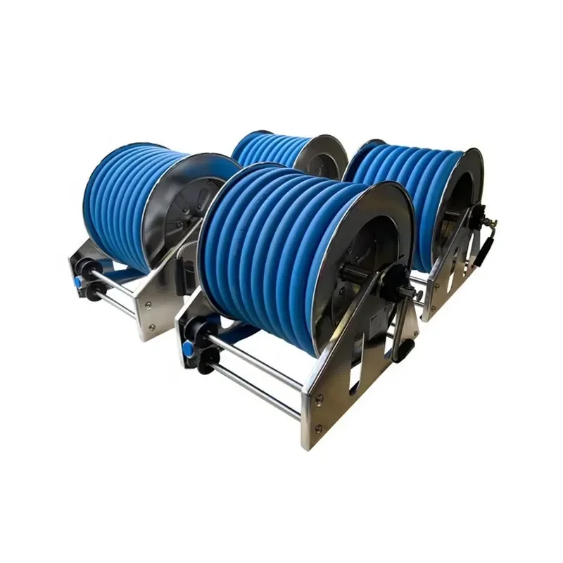 Stainless Steel Hand Rewind Hose Reel