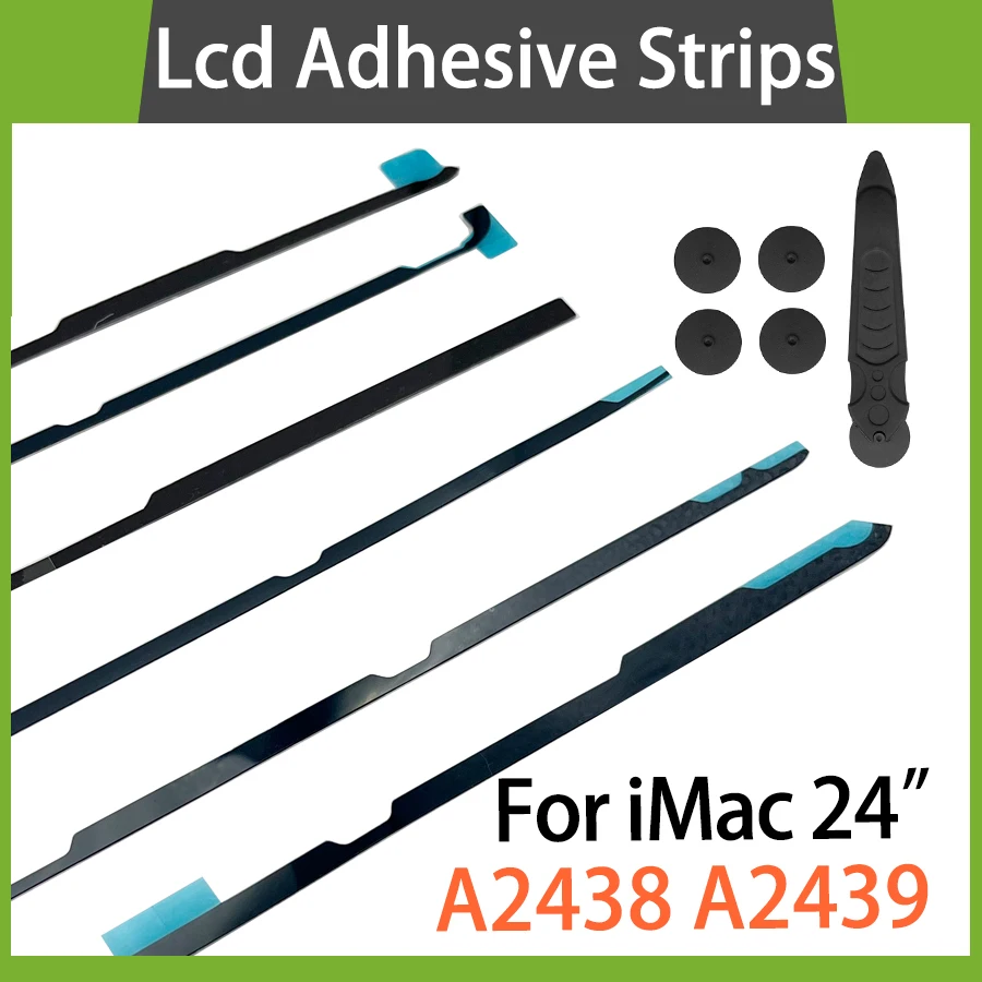 New A2438 LCD Display Adhesive Strips Sticker Tape With Opening Tool Kit For iMac 24