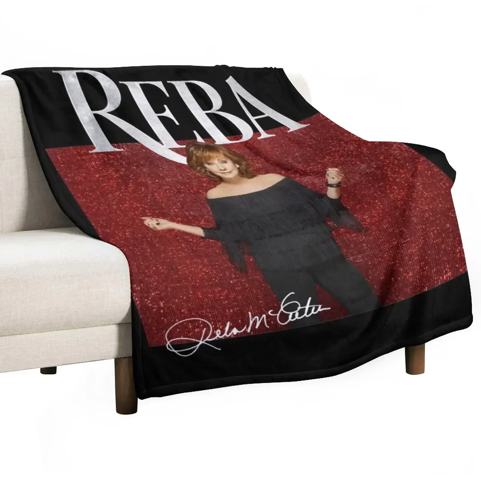 

Reba Live in Concert 2022 with Signature Throw Blanket Thermal Warm Blankets