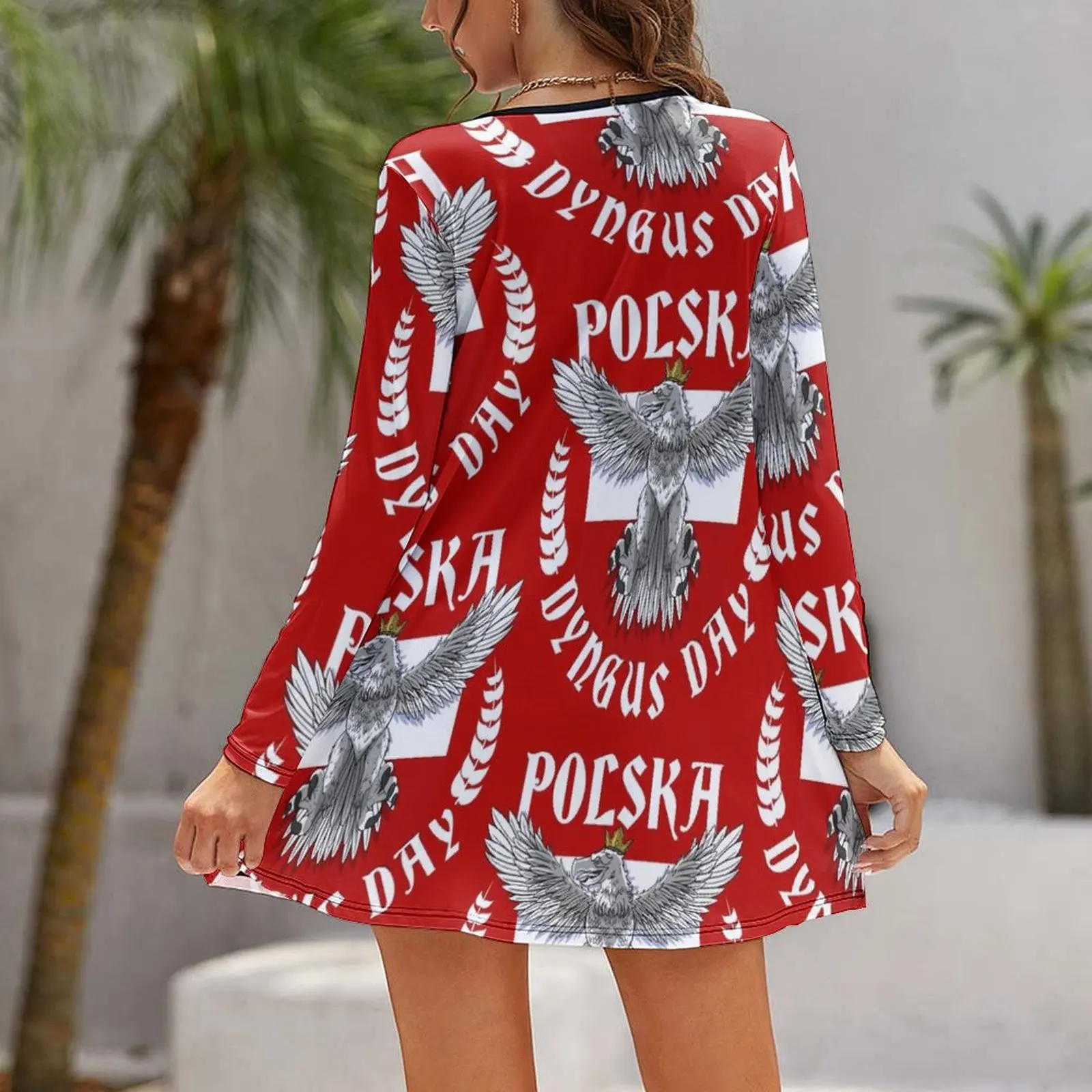 Polska Polish ocigus-Robe de jour à manches longues pour femmes, robes de soirée pour dames, robes de mariée pour femmes, été, 2024