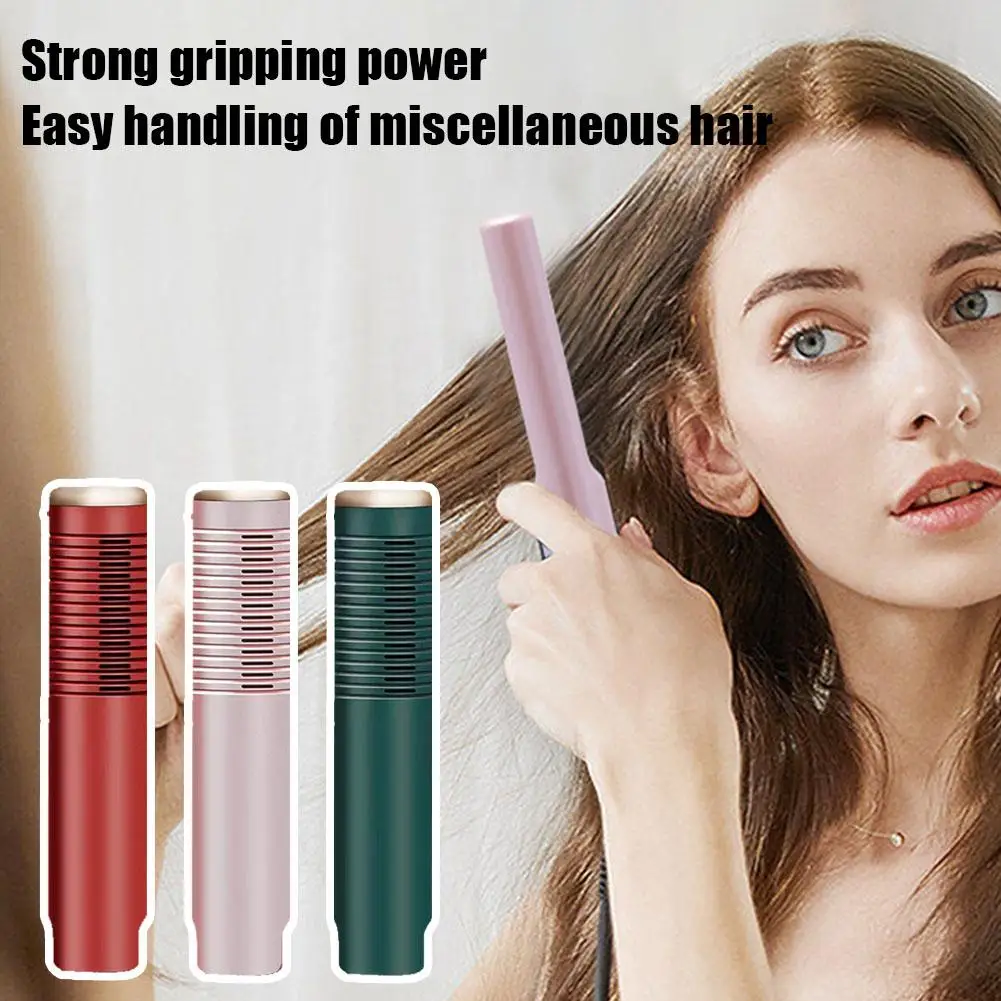 

Portable Rechargeable Straight Hair Comb Negative Ion Lazy Straight Hair Curling Clipboard Stick Device Person N5S2