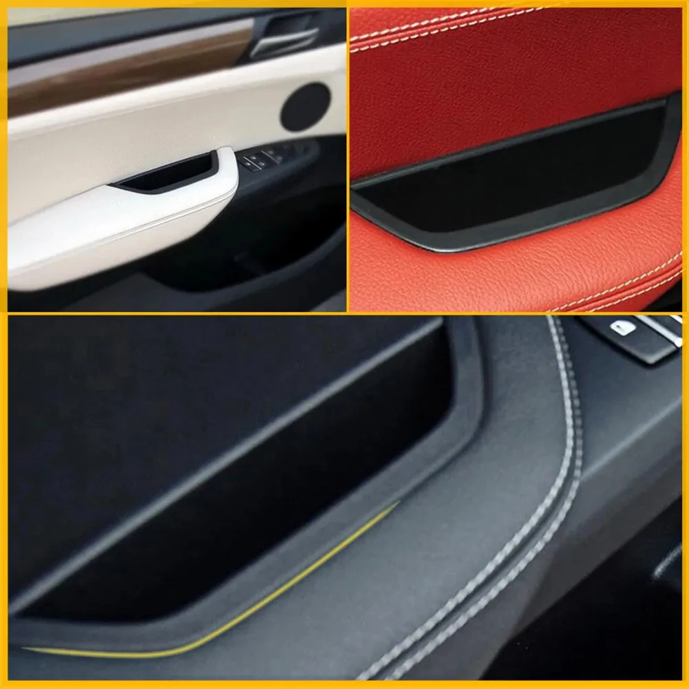 باب السيارة مقبض داخلي سحب مقبض الكسوة سحب ملحق صالح لسيارات BMW X3 F25 2011-2017 ل X4 F26 RHD الجانب الأيمن للسائق