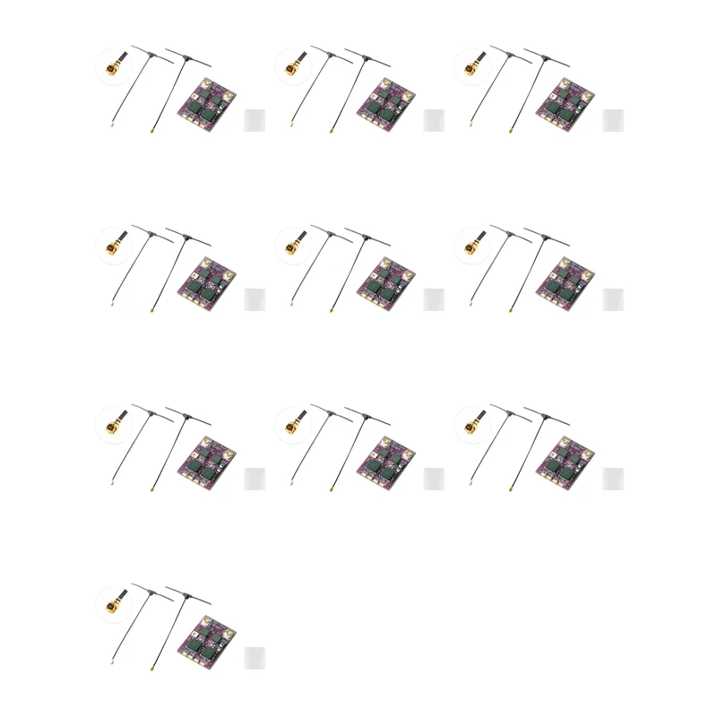 

10X для HappyModel EP1 DUAL TCXO приемник ESP32 2,4 ГГц 2400-2480 МГц CRSF ELRS Mini FPV Racing Drone приемник EP1 DUAL
