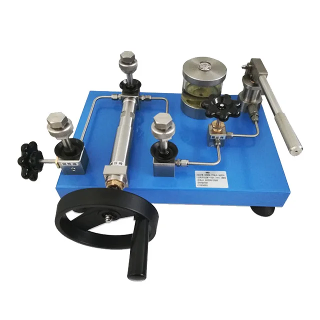 Pressure calibration instrument hand pump pressure gauge calibrators