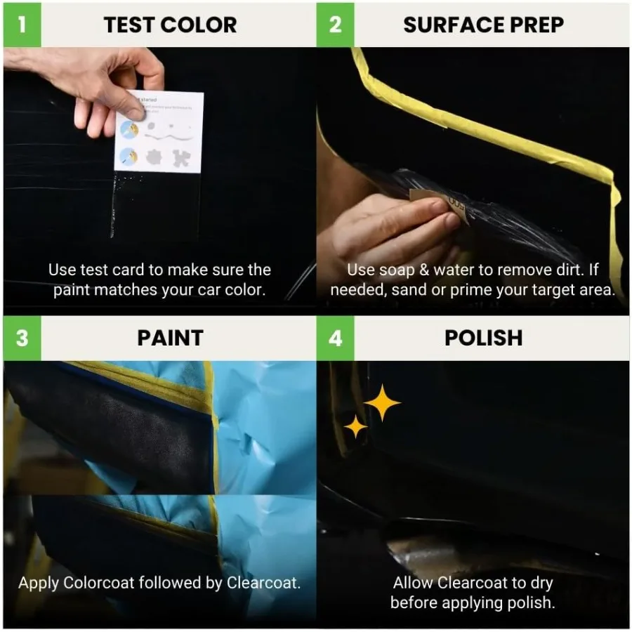 طلاء اللمس للدراجات النارية من العنبر متوافق مع هارلي ديفيدسون، طلاء رذاذ السيارات الدقيق للدراجات النارية #4