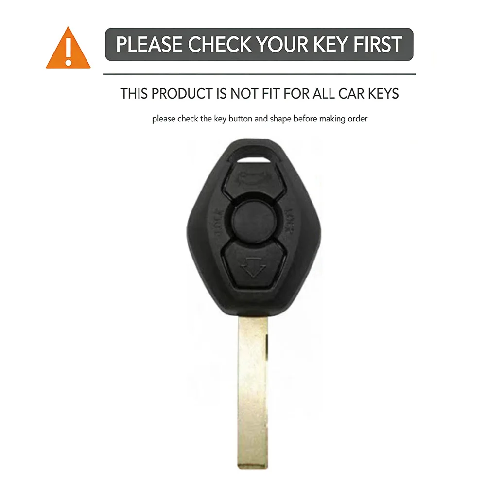 Silicone Car Key Case Cover Shell For BMW X3 X5 Z3 Z4 3 5 7 SERIES E38 E39 E46 E83 1998 - 2005 Keyless Protector Fob Accessories