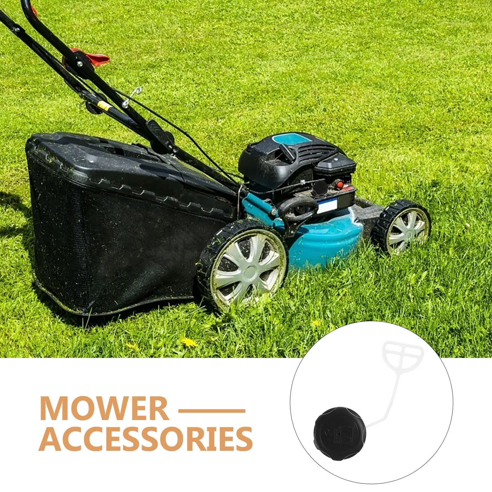 

4Pcs Chainsaw Accessories Fuel Tank Cap Replacement for Grass Trimmer Lawn Mower Heavy Duty Non-Deformable Design
